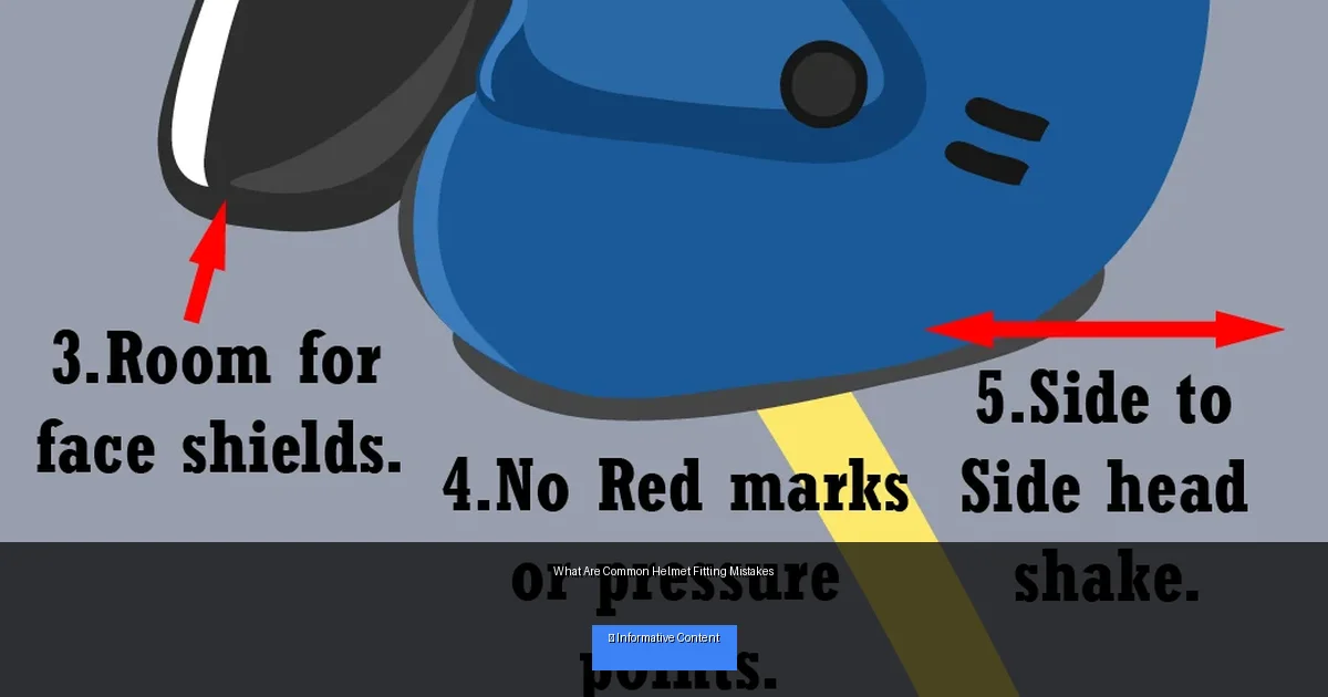 What Are Common Helmet Fitting Mistakes