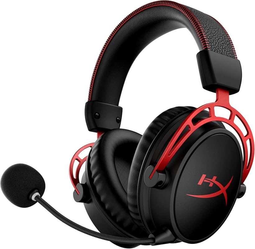 HyperX Cloud Alpha Wireless - Gaming Headset for PC, 300-hour battery 