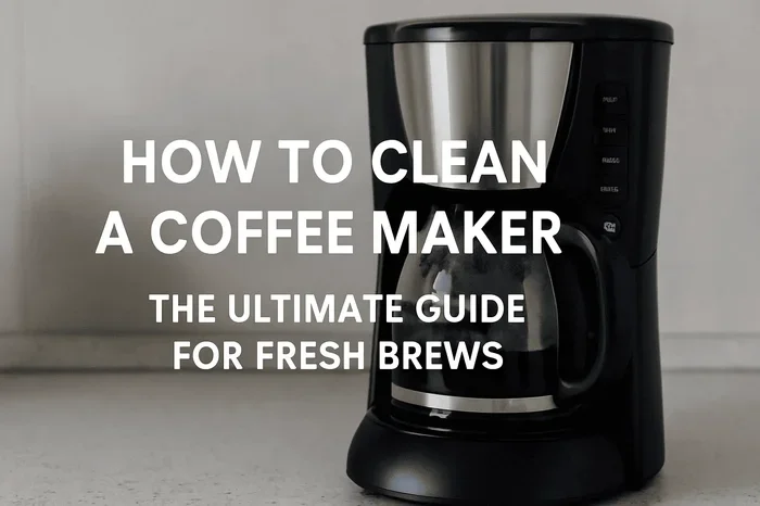 How To clean a coffee maker properly in 5 Easy Steps